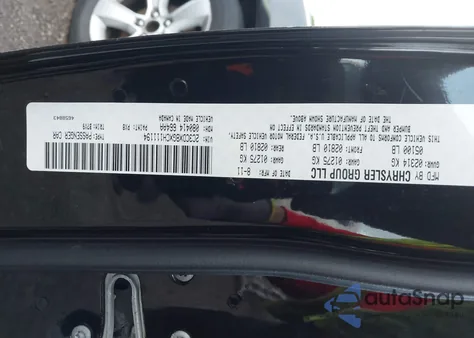 2012 Dodge Charger Se z USA, uszkodzony, nr VIN 2C3CDXBGXCH111194